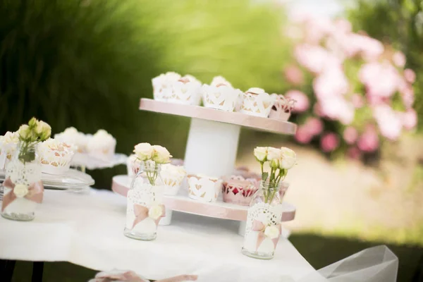 View at table decoration — Stock Photo, Image