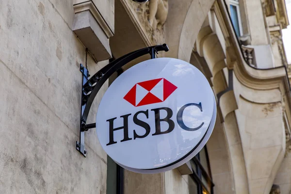 Signo del banco HSBC — Foto de Stock