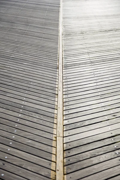 Dettagli del sentiero in legno — Foto Stock