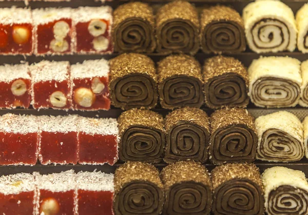 Various Turkish sweets — Stock Photo, Image