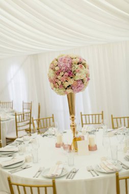 Düğün masa dekorasyonu