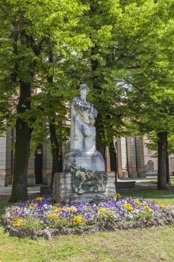 Francesco Nullo monument in Bergamo