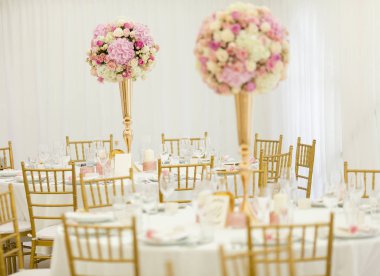 Düğün masa dekorasyonu