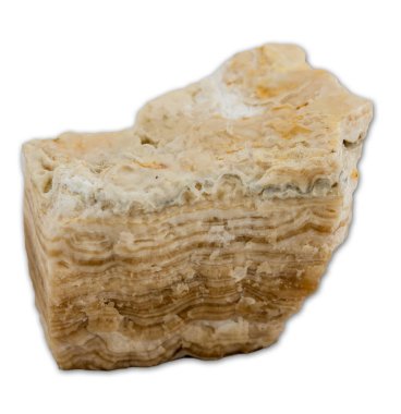 Oniks taş beyaz arka plan üzerinde