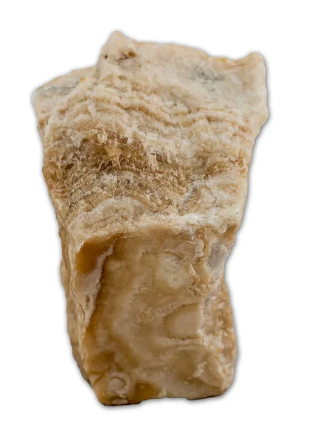 Pedra de Onyx sobre fundo branco — Fotografia de Stock