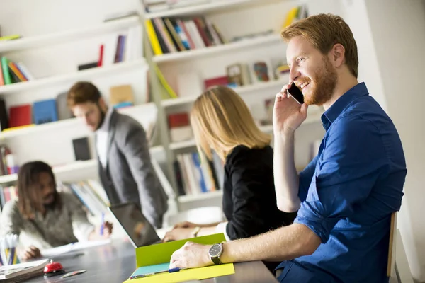 Young people in modern office — Stock Photo, Image