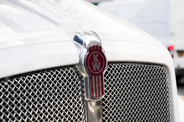 Detail from Kenworth truck in New York City — Stock Photo, Image