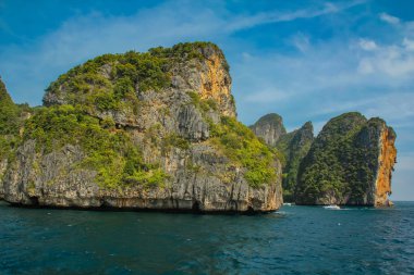 Phi Phi adalar Tayland koyunda Maya