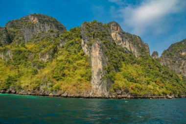 Phi Phi adalar Tayland koyunda Maya