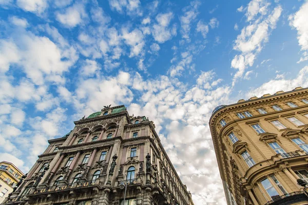 Antigas casas austríacas em Vienna, Áustria — Fotografia de Stock