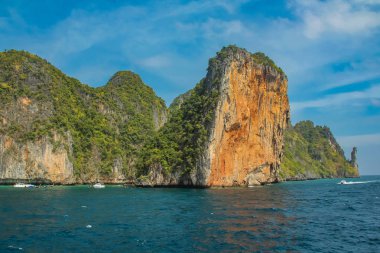 Phi Phi adalar Tayland koyunda Maya