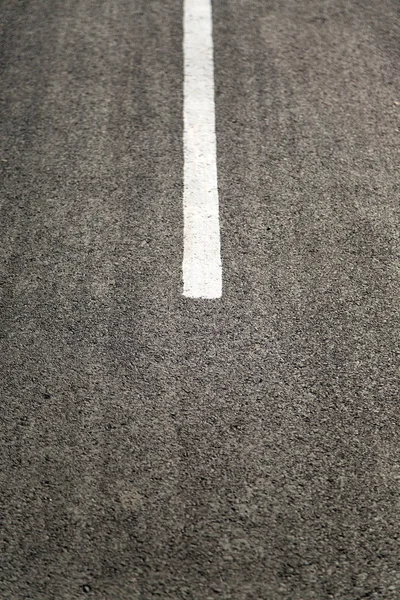 하얀 거리 선 — 스톡 사진