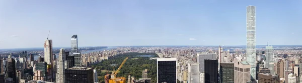 Θέα στο Central Park και το Manhatten — Φωτογραφία Αρχείου