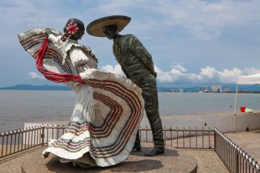 Vallarta dansçılar heykel Puerto Vallarta, Meksika için