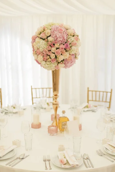 Decoração de casamento floral — Fotografia de Stock