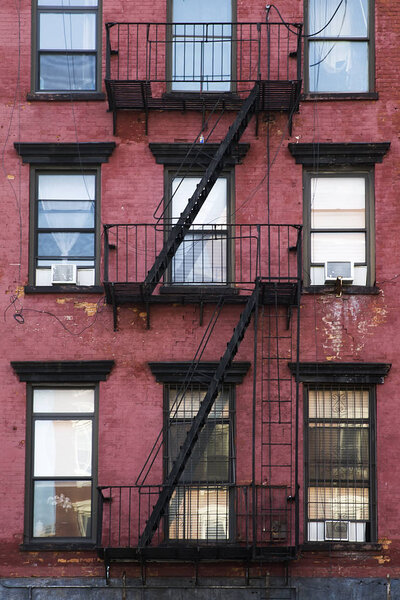 Old apartment building Manhattan, New York City, United States
