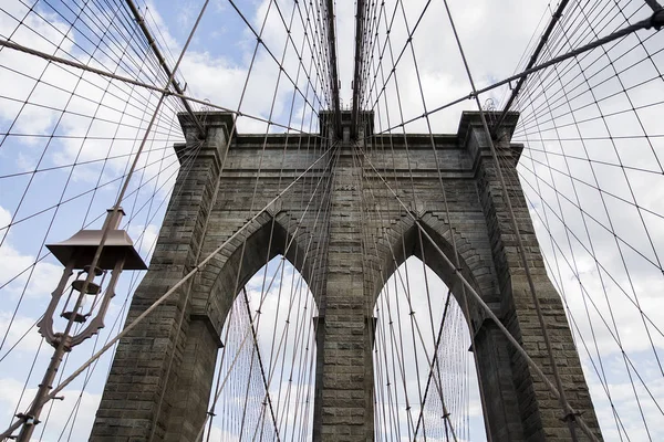 Brooklyn Bridge, Nueva York, Estados Unidos — Foto de Stock