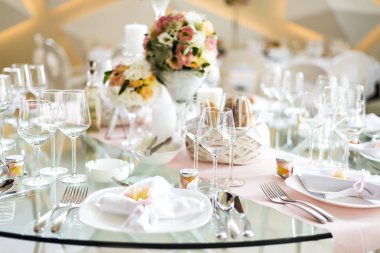 Düğün masa dekorasyonu