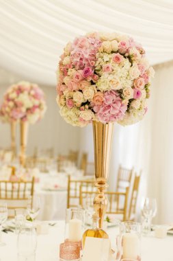 Düğün masa dekorasyonu
