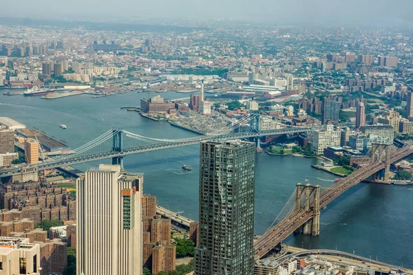 Aerial view at New York City — Stock Photo, Image