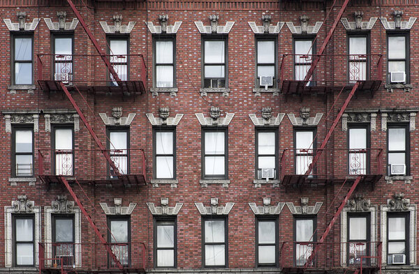 Old apartment building Manhattan, New York City, United States