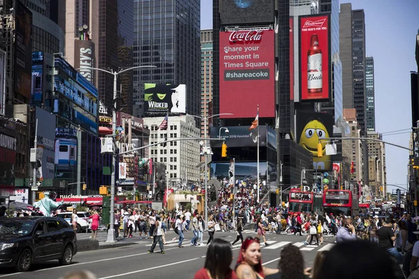 Times Square en Nueva York — Foto de Stock