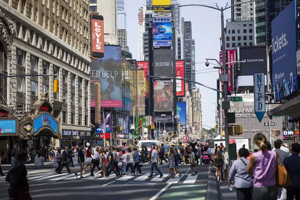 Times Square en Nueva York — Foto de Stock