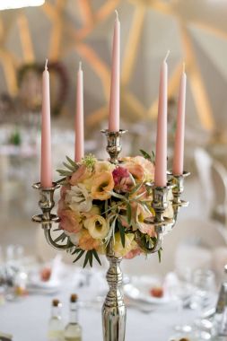 Düğün masa dekorasyonu