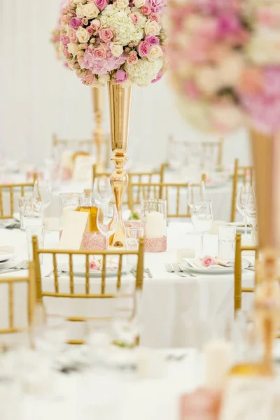 Wedding table decoration — Stock Photo, Image