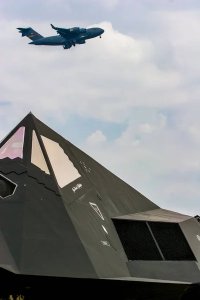 Lockheed F-117 Nighthawk o Barksdale Air Base — Zdjęcie stockowe