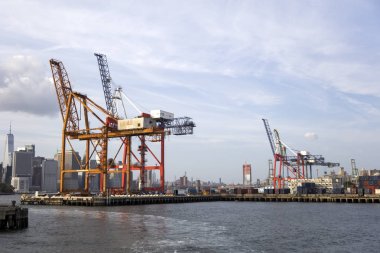 Kırmızı kanca konteyner Terminal New York City