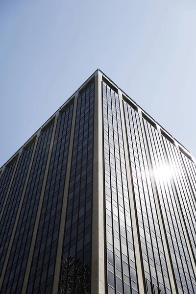Skyscaper ścianie w New York, Stany Zjednoczone — Zdjęcie stockowe