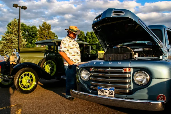 Burger King Classic Espectáculo de coches en Denver — Foto de Stock