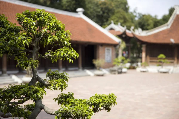 Litteraturens tempel i Hanoi, Vietnam — Stockfoto