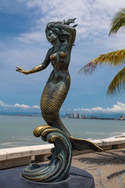 Puerto Vallarta Meksika, Triton ve Nereida heykel