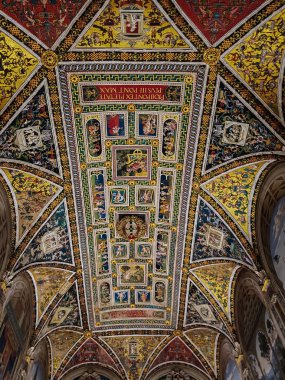 İç Siena Katedrali'nin İtalya