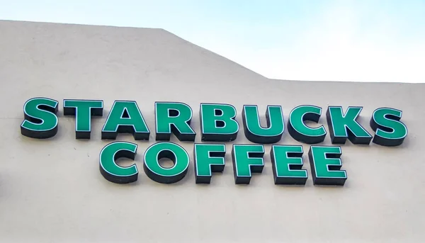 Stabucks coffee sign — Stock Photo, Image