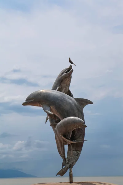 Der freundschaftsbrunnen in puerto vallarta in mexiko — Stockfoto