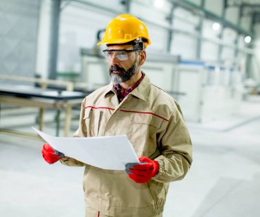 Fabrikada projest bakarak kıdemli danışmanı