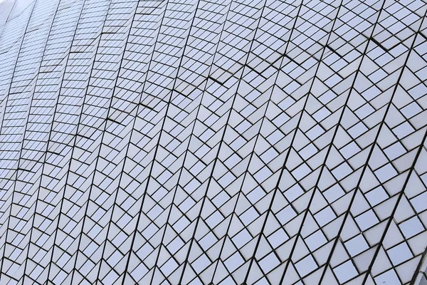 モダンな幾何学的形状の近代建築のクローズ アップ — ストック写真