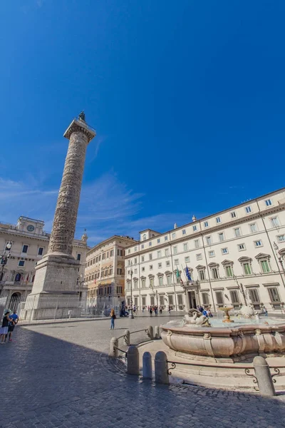 Colonna di Marco Aurelio a Roma — Foto Stock