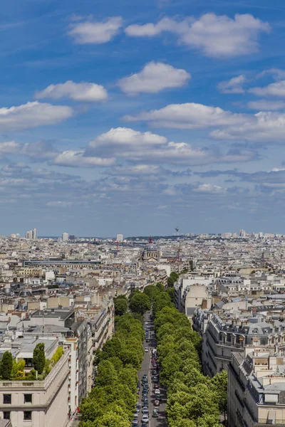 Vue aérienne à Paris, France — Photo