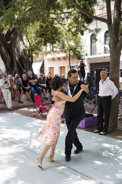 Buenos Aires Argentina Ledna 2018 Neidentifikovaný Tango Tanečnice Bleším Trhu — Stock fotografie