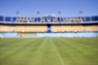 Gündüz Futbol stadyumunda ufuk fon