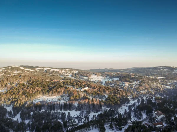 Vista aérea em Divcibare, Sérvia — Fotografia de Stock
