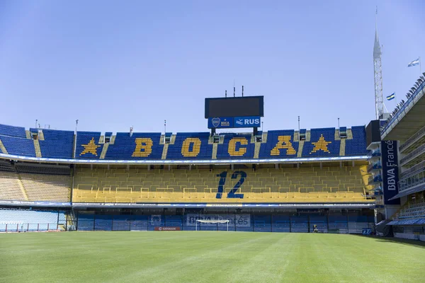 Buenos Aires Argentina Janeiro 2018 Detalhe Estádio Bombonera Buenos Aires — Fotografia de Stock