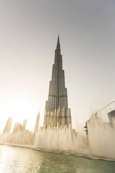 Dubai Uae May 2015 View Burj Khalifa Dubai Skyscraper Tallest — Stock Photo, Image