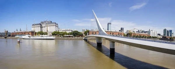 Buenos Aires Argentina Enero 2018 Vista Puente Mujer Buenos Aires —  Fotos de Stock