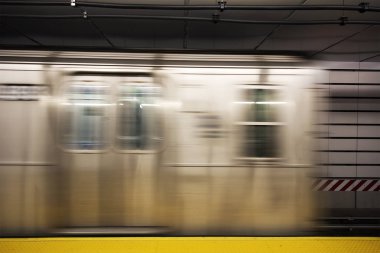 New York city metro tren hareket