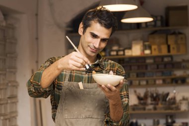 Atölye craftman portresi